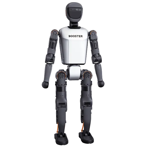 Compact humanoid robot used as visual context for open-source humanoid research