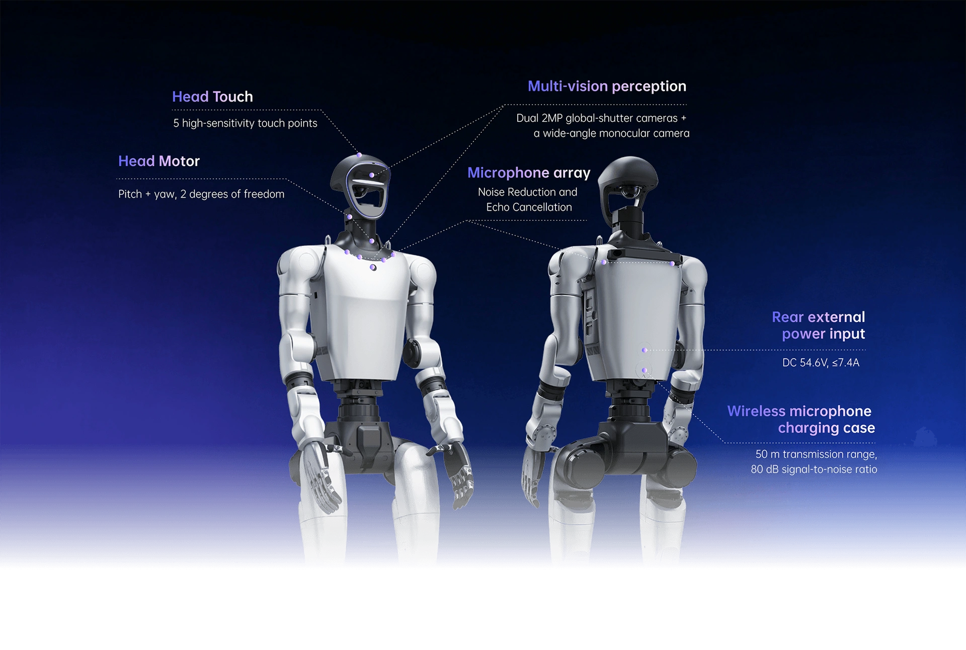 Unitree G1+ official manufacturer product image
